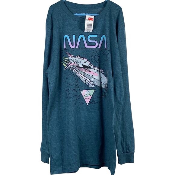 Fifth Sun T-Shirt Youth Size Large Long Sleeve NASA Graphic Tee NEW - Picture 1 of 4